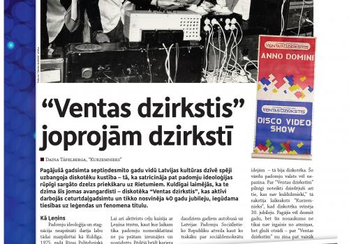 "Ventas dzirkstis" joprojām dzirkstī 